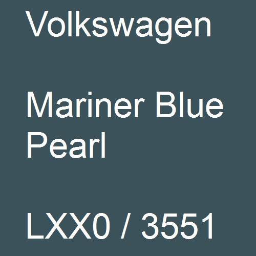 Volkswagen, Mariner Blue Pearl, LXX0 / 3551.